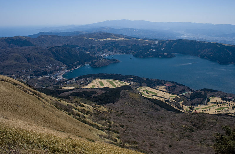 Lake Ashi from Mount Komagatake