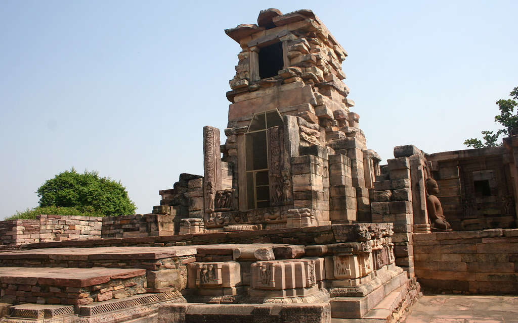 Temple 45 was built in 2 phases and completed in the 10th century
