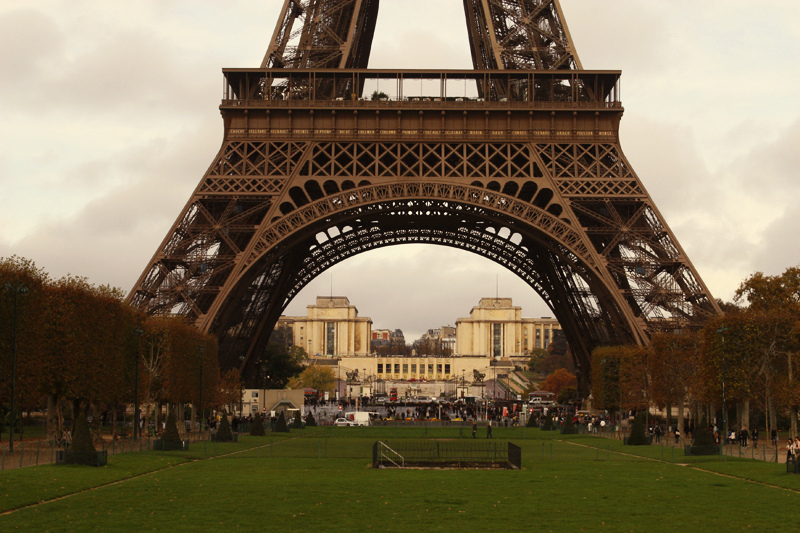 Approaching the tower